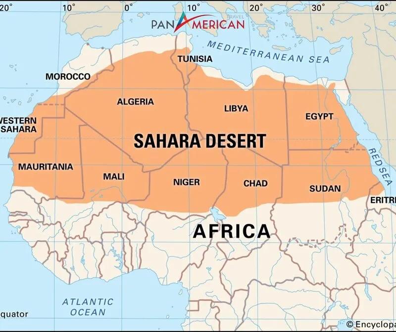 Sa mạc Sahara ở đâu